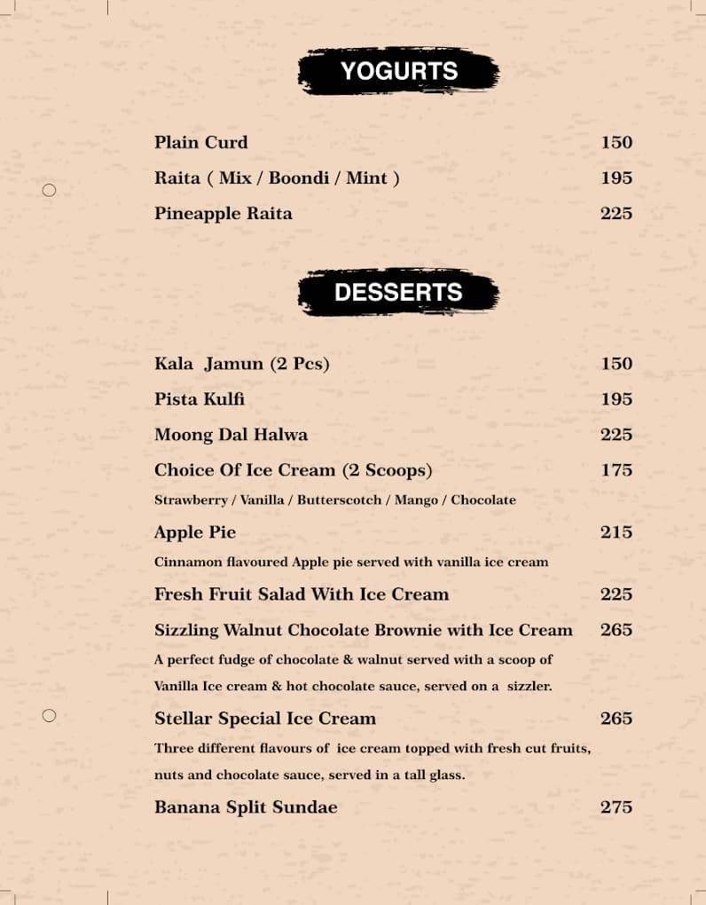 Menu Page 5