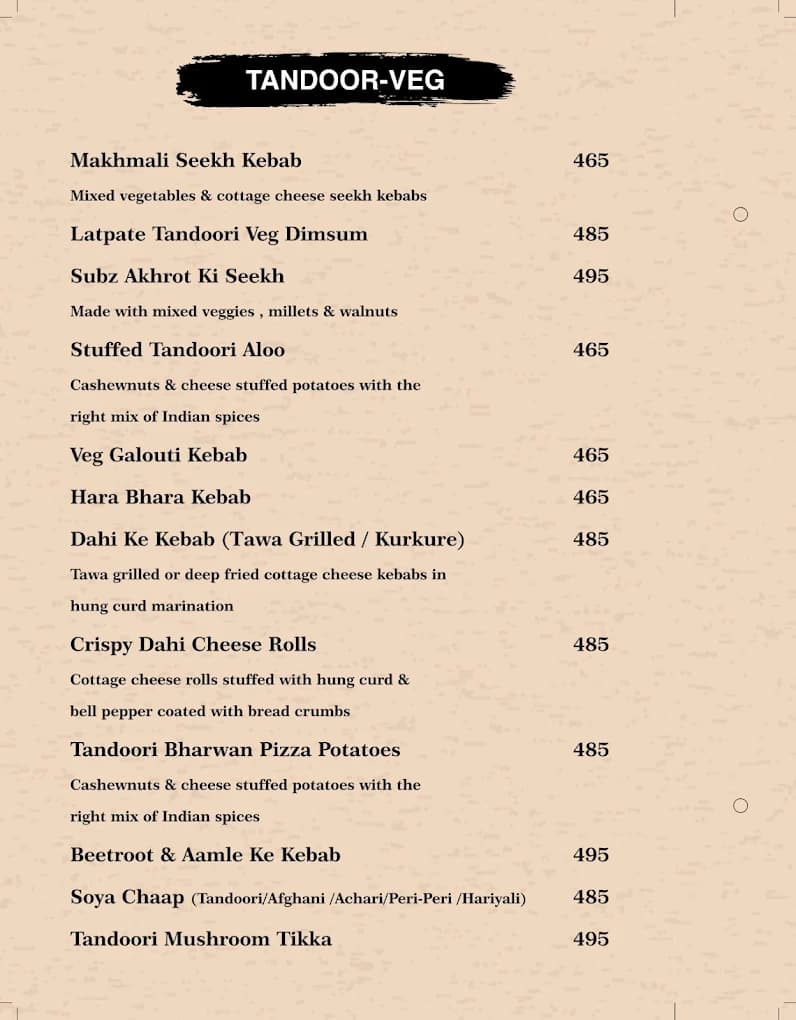 Menu Page 9