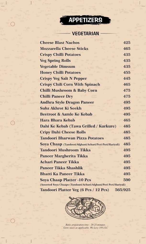 Menu Page 13