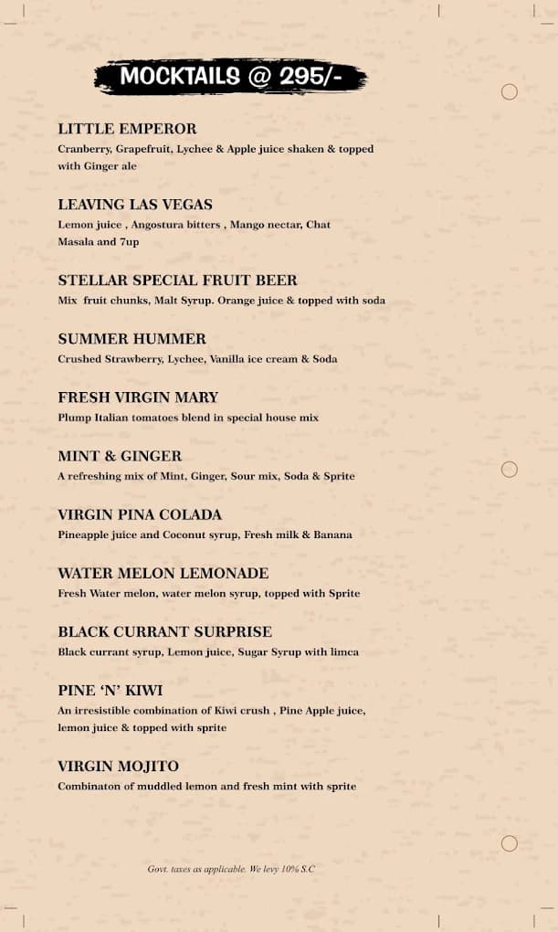 Menu Page 18