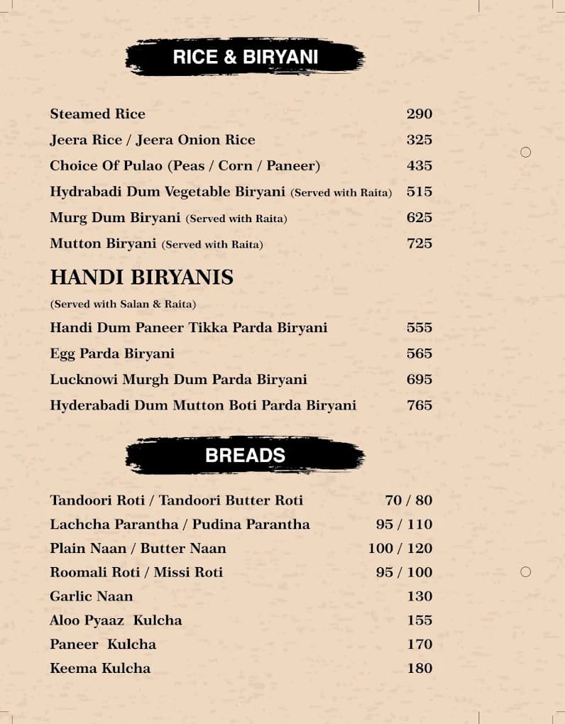 Menu Page 20