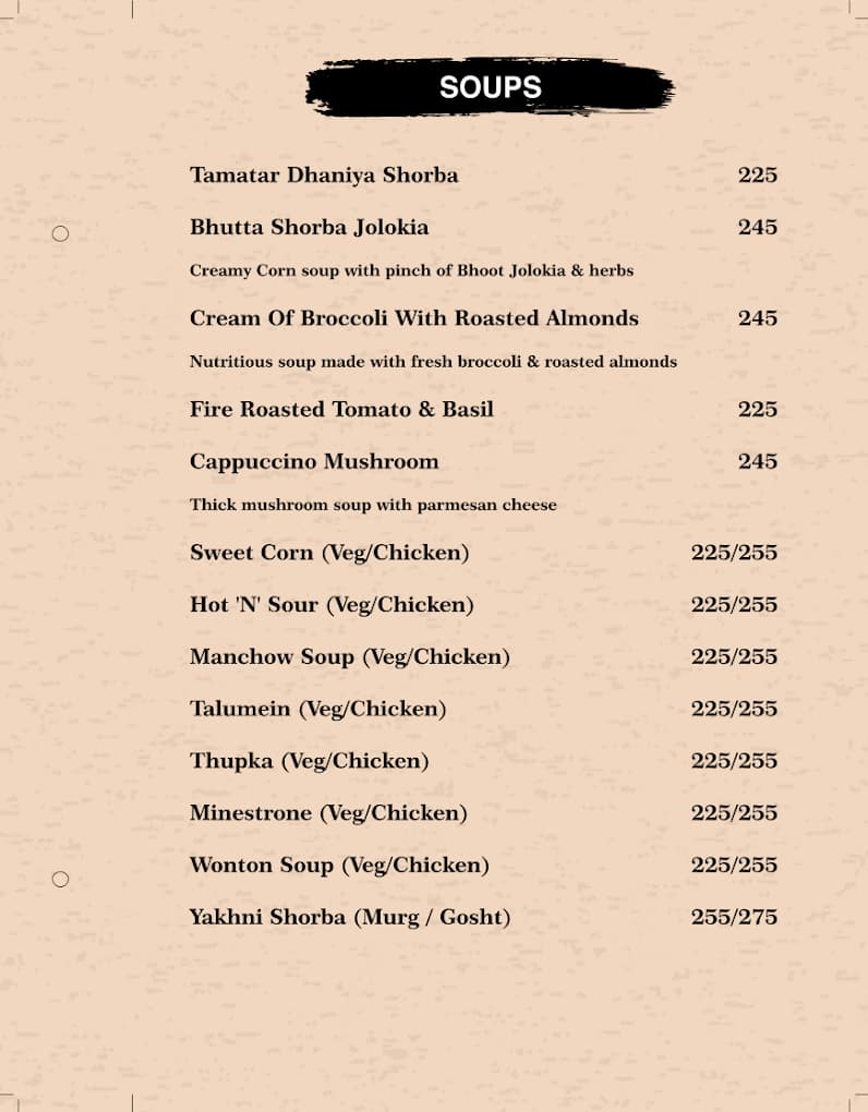 Menu Page 21