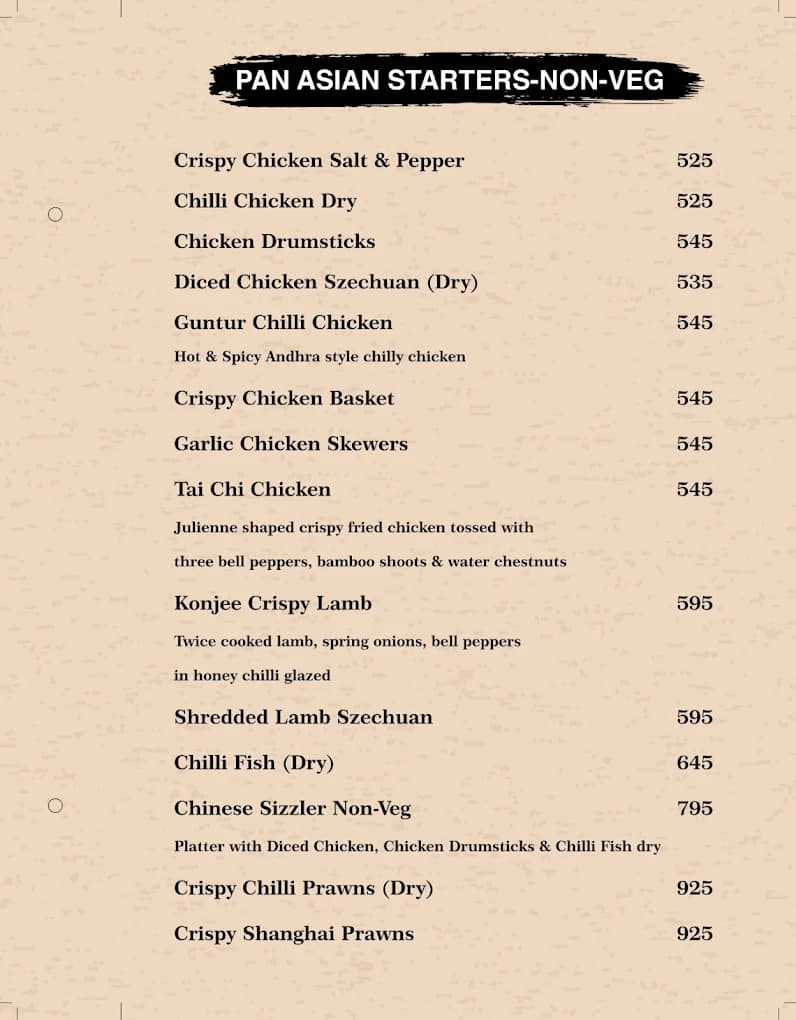 Menu Page 23