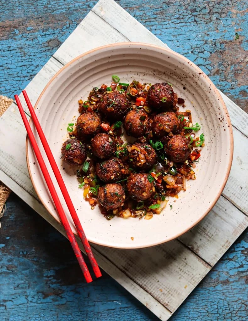 Veg Manchurian Dry 🥦
